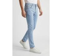 Skinny-fit-Jeans CALVIN KLEIN JEANS "SKINNY", Herren, Gr. 33, Länge 34, adam lt stone, Denim/Jeans, Obermaterial: 80% Baumwolle, 12% Polyester, 6% Elastomultiester, 2% Elasthan, skinny fit normal, Jea