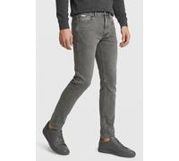 Skinny-fit-Jeans CALVIN KLEIN JEANS "SKINNY", Herren, Gr. 34, Länge 32, light oyster, Denim/Jeans, Obermaterial: 80% Baumwolle, 12% Polyester, 6% Elastomultiester, 2% Elasthan, skinny fit normal, Jean