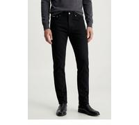 Skinny-fit-Jeans CALVIN KLEIN JEANS "SKINNY", Herren, Gr. 36, Länge 32, ck classic schwarz, Denim/Jeans, Obermaterial: 80% Baumwolle, 12% Polyester, 6% Elastomultiester, 2% Elasthan, skinny fit normal