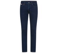 Skinny-fit-Jeans CALVIN KLEIN JEANS "SKINNY", Herren, Gr. 38, Länge 34, blau (schwarz ck stone), Denim/Jeans, Obermaterial: 80% Baumwolle, 12% Polyester, 6% Elastomultiester, 2% Elasthan, skinny fit n