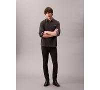 Skinny-fit-Jeans CALVIN KLEIN JEANS "SKINNY JEAN REGEN", Herren, Gr. 33, Länge 34, ck essential schwarz, Denim/Jeans, Obermaterial: 80% Baumwolle, 12% Polyester, 6% Elastomultiester, 2% Elasthan, unif