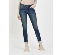 Skinny-fit-Jeans GANG "94LAYLA", Damen, Gr. 33, N-Gr, tinted schwarz sea, Denim/Jeans, Obermaterial: 90% Baumwolle, 6% Polyester, 4% Elasthan, skinny fit knöchelfrei, Jeans, mit Used-Effekten (7029222