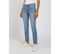 Skinny-fit-Jeans GANG "94MEDINA", Damen, Gr. 26, N-Gr, light titan wash, Denim/Jeans, Obermaterial: 98% Baumwolle, 2% Elasthan, skinny fit lang, Jeans, mit stylischer halb offener Knopfleiste (9430006