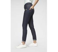 Skinny-fit-Jeans GANG "94MEDINA", Damen, Gr. 27, N-Gr, blau (rinsed), Denim/Jeans, Obermaterial: 90% Baumwolle, 8% Polyester, 2% Elasthan, skinny fit lang, Jeans, mit stylischer halb offener Knopfleis