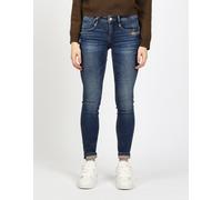 Skinny-fit-Jeans GANG "94NELE", Damen, Gr. 30, N-Gr, basic cross hatch, Denim/Jeans, Obermaterial: 93% Baumwolle, 5% Polyester, 2% Elasthan, skinny fit lang, Jeans 5-Pocket-Jeans, mit Rundpasse und se