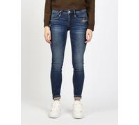 Skinny-fit-Jeans GANG "94NELE", Damen, Gr. 30, Normalgrößen, basic cross hatch, 93% Baumwolle, 5% Polyester, 2% Elasthan, unifarben, skinny fit lang, Jeans, im 5-Pocket-Style (57477364-30) basic cross