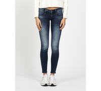 Skinny-fit-Jeans GANG "GANG Jeans Skinny fit 94NENA", Damen, Gr. 28, Normalgrößen, blau, 90% Baumwolle, 7% Elastomultiester, 3% Elasthan, Jeans (44903965-28) blau