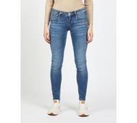 Skinny-fit-Jeans GANG "94NENA", Damen, Gr. 32, N-Gr, waves washed blau, Denim/Jeans, Obermaterial: 93% Baumwolle, 5% Polyester, 2% Elasthan, eng lang, Jeans, mit modischer Waschung (40847959-32) waves