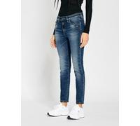 Skinny-fit-Jeans GANG "GANG Jeans Super Skinny 94LAYLA", Damen, Gr. 30, blau (denim dunkelblau), 90% Baumwolle, 2% Elasthan, 8% Polyester, Jeans (87153344-30) denim dunkelblau
