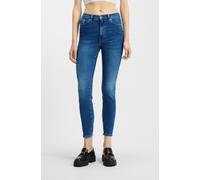 Skinny-fit-Jeans HUGO BLUE "Malu", Damen, Gr. 29, Länge 36, blau (medium blau 427), Jeans, Obermaterial: 98% Baumwolle, 2% Elasthan, unifarben, Basic, schmal lang, Jeans, Skinny Fit mit mittlerer Leib