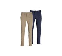 Jack & Jones Marco Dave Akm Pants 2 Units Beige,Blau 34 / 34 Mann (Herstellerartikelnummer: 12180705-Beige/PackNavyBlazer-34-34)