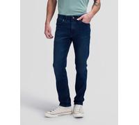 Skinny-fit-Jeans LEE "SKINNY FIT XM Denim - Long", Herren, Gr. 38, Länge 34, blau (emerald lake), Denim/Jeans, Obermaterial: 71% Baumwolle, 28% Polyester, 1% Elasthan, skinny fit lang, Jeans, Skinny f