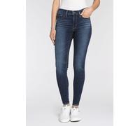 Levi's® 300 Shaping Super Skinny Fit Jeans im 5-Pocket-Design in Marineblau, Größe 31/32
