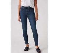 Skinny-fit-Jeans LEVI'S "721 HIGH RISE SKINNY", Damen, Gr. 30, Länge 32, blau (eternal indigo drk tint), Denim/Jeans, Obermaterial: 80% Baumwolle, 19% Polyester, 1% Elasthan, skinny fit lang, Jeans, m