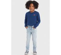 Skinny-fit-Jeans LEVI'S KIDS "LVB-510 SKINNY FIT JEANS", Kinder, Gr. 16 (176), N-Gr, blau (becoolwithou), Denim/Jeans, Obermaterial: 69% Baumwolle, 28% Polyester, 2% Viskose, 1% Elasthan, skinny fit, 