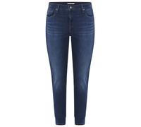 Skinny-fit-Jeans LEVI'S PLUS "311 PL SHAPING SKINNY *D", Damen, Gr. 16 (48), Länge 28, blau (crushed poppy), Denim/Jeans, Obermaterial: 80% Baumwolle, 14% Polyester, 6% Elasthan, skinny fit knöchellan