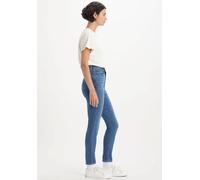 Skinny-fit-Jeans LEVI'S "Retro High Skinny", Damen, Gr. 26, Länge 30, blau (run the world), Denim/Jeans, Obermaterial: 85% Baumwolle, 7% Lyocell, 6% Elastomultiester, 2% Elasthan, skinny fit, Jeans (5
