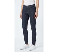 Skinny-fit-Jeans MAC "DREAM SKINNY", Damen, Gr. 40, Länge 30, blau (fashion rinsed), Denim/Jeans, Obermaterial: 90% Baumwolle, 7% Elastomultiester, 3% Elasthan, unifarben, skinny fit knöchellang, Jean