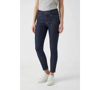 Skinny-fit-Jeans MAC "DREAM SKINNY", Damen, Gr. 44, Länge 32, blau (fashion rinsed), Denim/Jeans, Obermaterial: 90% Baumwolle, 7% Elastomultiester, 3% Elasthan, unifarben, skinny fit knöchellang, Jean