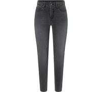 Skinny-fit-Jeans MAC "Dream Skinny", Damen, Gr. 44, Länge 32, grau (anthra fancy wash), Jeans, Obermaterial: 88% Baumwolle, 9% Polyester, 3% Elasthan, casual, sehr figurbetont lang, Jeans, in hochelas