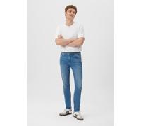 Skinny-fit-Jeans MAVI "JAKE", Herren, Gr. 38, Länge 34, blau (mid used str), 86% Baumwolle, 12% Polyester, 2% Elasthan, skinny fit lang, Jeans, Slim Skinny Jeans (79200936-38) mid used str