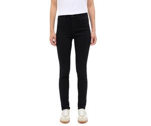 Skinny-fit-Jeans MUSTANG "Damen Style Georgia Super Skinny", Damen, Gr. 27, Länge 30, schwarz (940 schwarz), Denim/Jeans, 85% Baumwolle, 10% Elastomultiester, 5% Elasthan, unifarben, skinny fit, Jeans