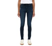 Skinny-fit-Jeans MUSTANG "Damen Style Georgia Super Skinny", Damen, Gr. 29, Länge 34, blau (882 dunkelblau), Denim/Jeans, 93% Baumwolle, 5% Elastomultiester, 2% Elasthan, unifarben, skinny fit, Jeans 