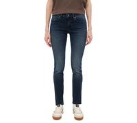 Skinny-fit-Jeans MUSTANG "Damen Style Quincy Skinny", Damen, Gr. 31, Länge 32, blau (702 mittelblau), Denim/Jeans, 98% Baumwolle, 2% Elasthan, unifarben, skinny fit, Jeans (13845021-31) 702 mittelblau