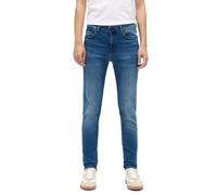 Skinny-fit-Jeans MUSTANG "Damen Style Shelby Skinny", Damen, Gr. 25, Länge 32, blau (502 mittelblau), Denim/Jeans, 95% Baumwolle, 3% Elastomultiester, 2% Elasthan, unifarben, skinny fit, Jeans (737695