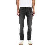 Skinny-fit-Jeans MUSTANG "Herren Style Frisco Skinny", Herren, Gr. 35, Länge 34, schwarz (983 schwarz), 92% Baumwolle, 6% Elastomultiester, 2% Elasthan, unifarben, skinny fit, Jeans Skinny-fit-Jeans (