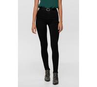 Skinny-fit-Jeans ONLY "ONLFOREVER BLACK LIFE HW SK SOO796C NOOS", Damen, Gr. M (38), Länge 30, schwarz, Denim/Jeans, Obermaterial: 91% Modal, 8% Elastomultiester, 1% Elasthan, unifarben, skinny fit, J