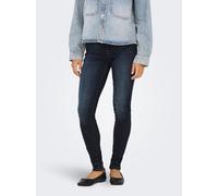 Skinny-fit-Jeans ONLY "ONLFOREVER HIGH HW SK DNM REA192", Damen, Gr. S (36), Länge 30, blau (blau schwarz denim), Denim/Jeans, Obermaterial: 98% Baumwolle, 2% Elasthan, unifarben, skinny fit, Jeans Sk
