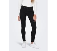 Skinny-fit-Jeans ONLY "ONLMILA HW SK ANK DNM BJ380 NOOS" Gr. 30, Länge 32, schwarz (black) Damen Jeans Röhrenjeans (82361500-30)