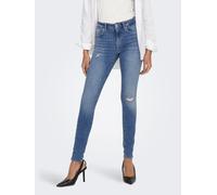 ONLY Damenjeans Power Life Mid Push – Blau – Größe S / 30L EU