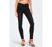ONLY Damen Onlwauw Mid Sk Bj1097 Noos Jeans, Washed Black, L / 32L EU
