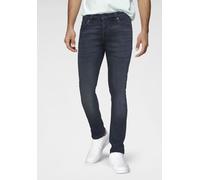 Herren O&S Slim Fit Jeans | Basic Hose Denim Pants ONSLOOM | Tapered Trousers Stoned Washed, Farben:Blau-4, Größe Jeans:34W / 32L