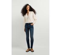 Skinny-fit-Jeans PEPE JEANS "skinny fit jeans SKINNY JEANS MW REGENT", Damen, Gr. 27, Länge 30, used tinted schwarz powerflex, 98% Baumwolle, 2% Elasthan, Jeans (97981727-27) used tinted schwarz power
