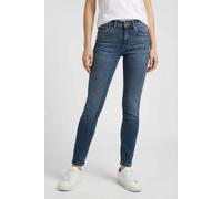 Skinny-fit-Jeans PEPE JEANS "SKINNY JEANS LW", Damen, Gr. 26, Länge 32, mid blau, Denim/Jeans, Obermaterial: 99% Baumwolle, 1% Elasthan, skinny fit lang, Jeans (82160564-26) mid blau