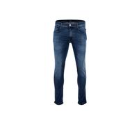 Skinny-fit-Jeans REPLAY "Jeans Hyperflex ANBASS", Herren, Gr. 33, N-Gr, blau (dunkelblau), Obermaterial: 85% Baumwolle CO. 10% Polyester PES. 5% Elasthan EL., Jeans (94697831-33) dunkelblau