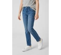 Skinny-fit-Jeans S.OLIVER JUNIOR, Mädchen, Gr. 170, N-Gr, blau, Denim/Jeans, Obermaterial: 80% Baumwolle, 18% Polyester, 2% Elasthan, skinny fit knöchellang, Jeans, im Five-Pocket Style (14262058-170)