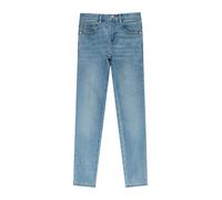 Skinny-fit-Jeans S.OLIVER JUNIOR, Mädchen, Gr. 176, N-Gr, blau (blaureg), Denim/Jeans, Obermaterial: 80% Baumwolle, 18% Polyester, 2% sonstige Fasern, unifarben, skinny fit knöchellang, Jeans, im Five