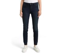 Skinny-fit-Jeans TOM TAILOR "TTLUCIE Skinny", Damen, Gr. 34, Länge 34, blau (blau schwarz denim), Denim/Jeans, Obermaterial: 99% Baumwolle, 1% Elasthan. Futter: 100% Baumwolle, lang, Jeans, mit Viskos