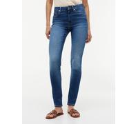 Skinny-fit-Jeans TOMMY HILFIGER "COMO SKINNY KATY RW", Damen, Gr. 31, Länge 32, katy mid, Denim/Jeans, Obermaterial: 78% Baumwolle, 12% Lyocell, 7% Elastomultiester, 3% Elasthan, unifarben, skinny fit