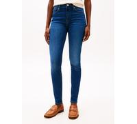 Skinny-fit-Jeans TOMMY HILFIGER "COMO Skinny Regular Waist", Damen, Gr. 27, Länge 32, new doreen, Denim/Jeans, Obermaterial: 92% Baumwolle, 6% Elastomultiester, 2% Elasthan, unifarben, casual, skinny