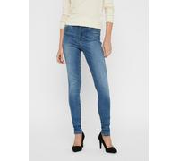 Skinny-fit-Jeans VERO MODA "VMSOPHIA HW SKINNY JEANS LT BL NOOS", Damen, Gr. XL (42), Länge 34, blau (light blau denim), Denim/Jeans, Obermaterial: 85% Baumwolle, 13% Polyester, 2% Elasthan, unifarben