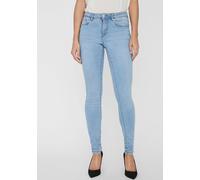 Vero Moda Tanya Normal Waist Slim Piping Jeans XS Light Blue Denim