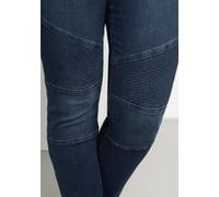 Stretch-Jeans SHEEGO "Große Größen" Gr. 28, Kurzgrößen, blau (dark blue denim) Damen Jeans (13265763-28) dark blue denim