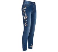 Skinny-Jeans Mid Waist, verkürzt 36