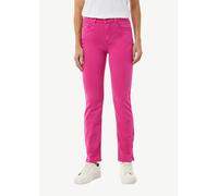 Skinny Jeans mit geschlitztem Saum pink 34