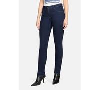 Skinny Jeans mit Used-Waschung Style Rosalie Dunkelblau 46